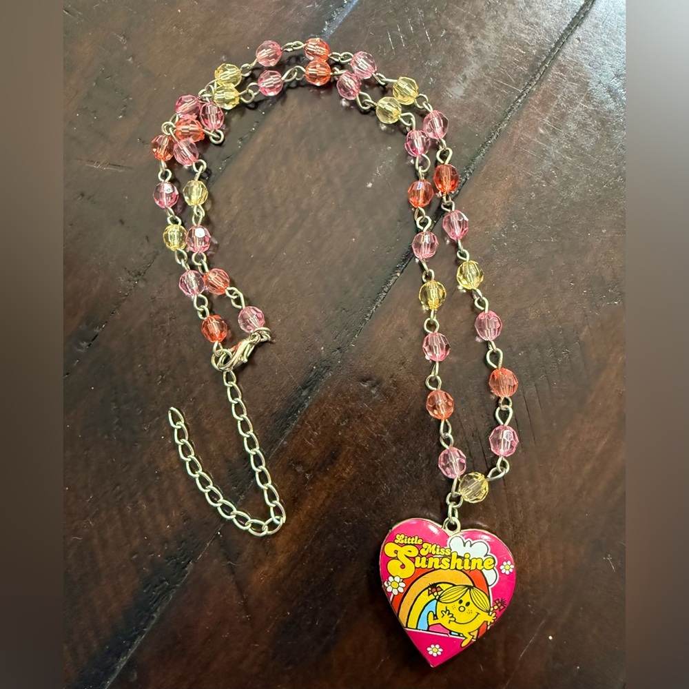 ☀️🩷💛 Little Miss Sunshine - Heart Necklace